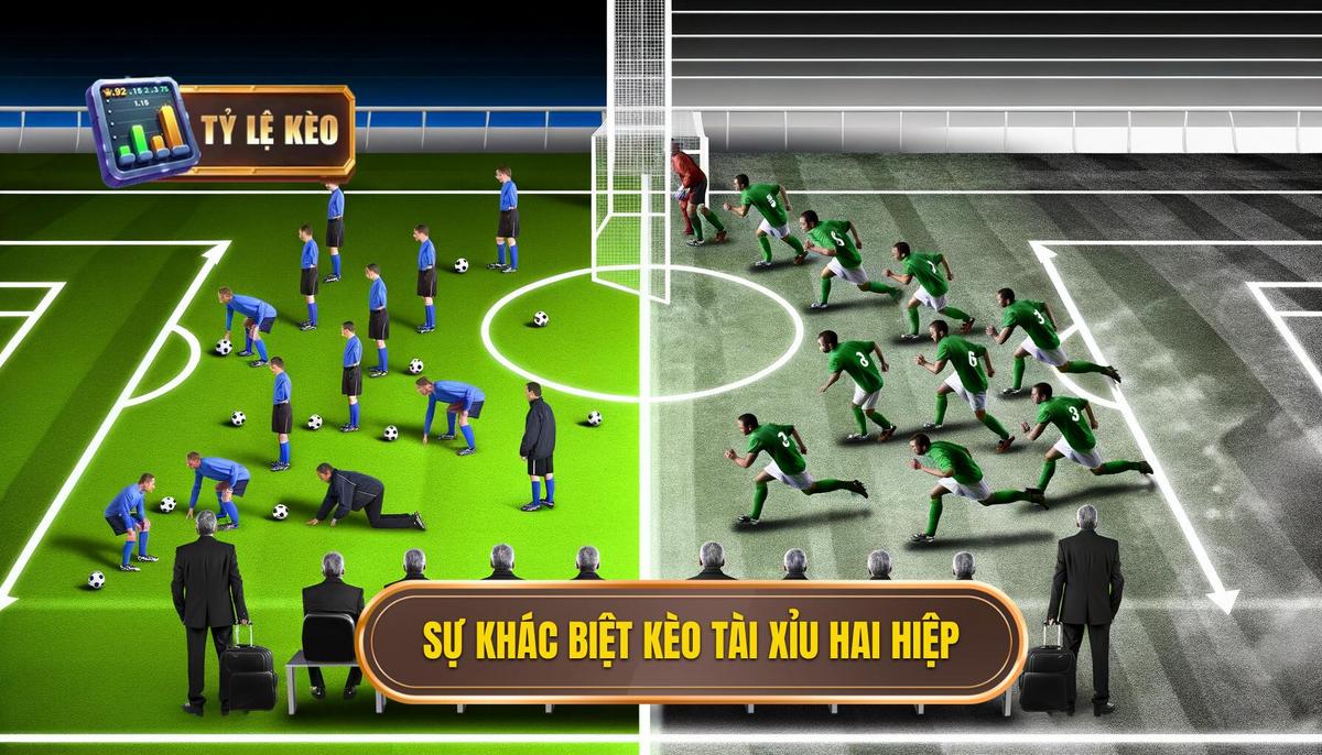  Bản Chất Khác Biệt Của Kèo Tài Xỉu Hiệp 2 So Với Hiệp 1