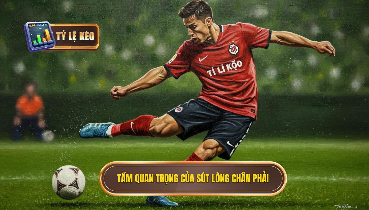 Phân tích tầm quan trọng của Kỹ thuật sút bóng bằng lòng bàn chân phải