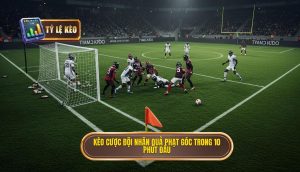 Kèo cược đội nhận quả phạt góc trong 10 phút đầu